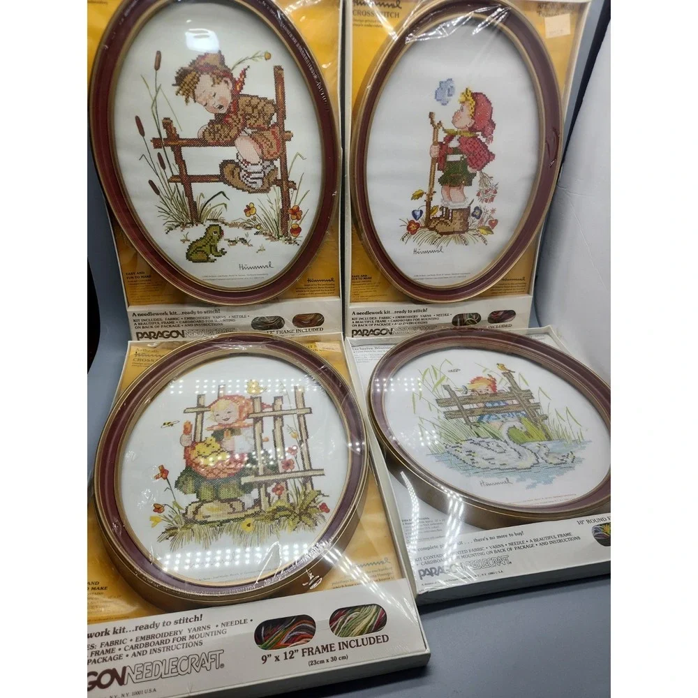 LOT of Paragon Needlecraft Kits Hummel Cross Stitch 9